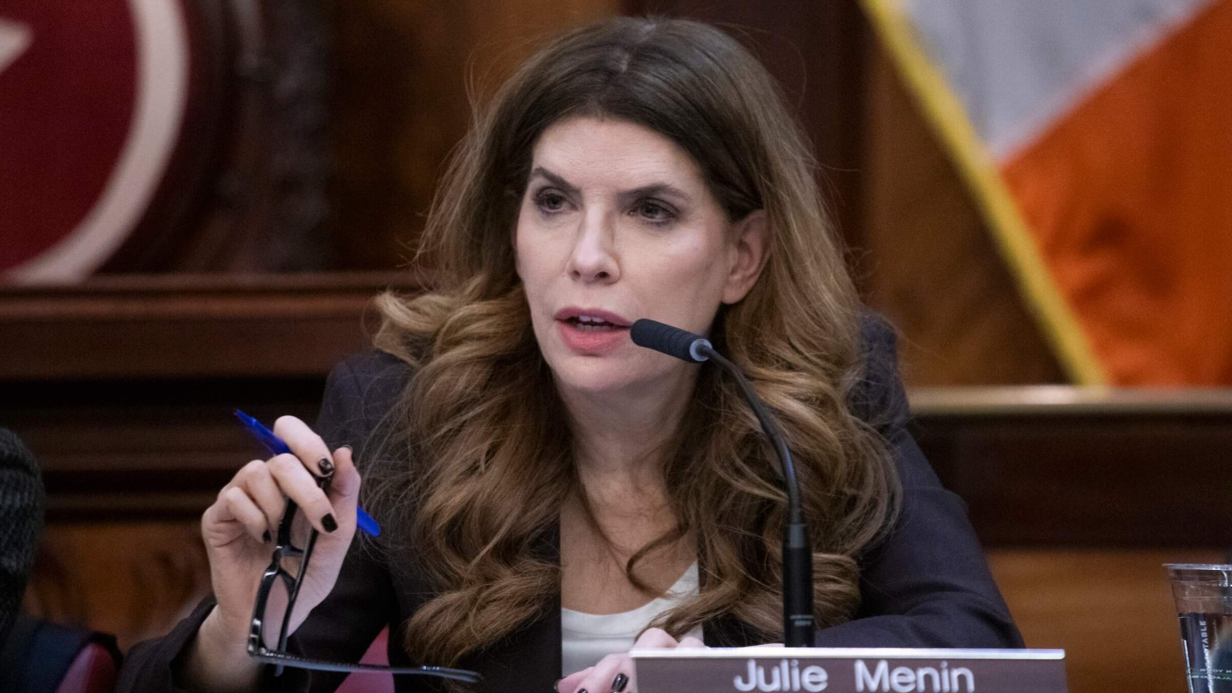 New York City Council Speaker Julie Menin on Feb. 25. 