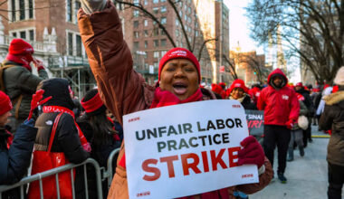 Striking nurses at 2 NYC hospital systems approve new contract but ones at another reject deal