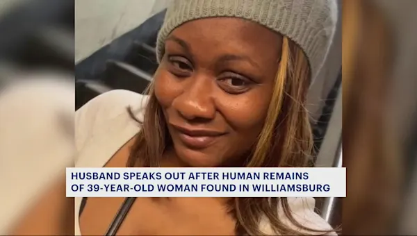 News 12 | Brooklyn | Husband speaks out after human remains of 39-year-old woman identified