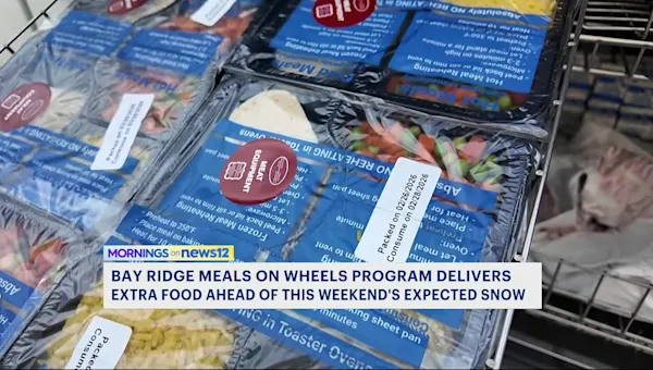 News 12 | Brooklyn | Bay Ridge Center's Meals on Wheels program provides extra food ahead of possible storm