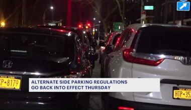 News 12 | Brooklyn | Time to move your car: Alternate side parking rules go back into effect for first time in weeks