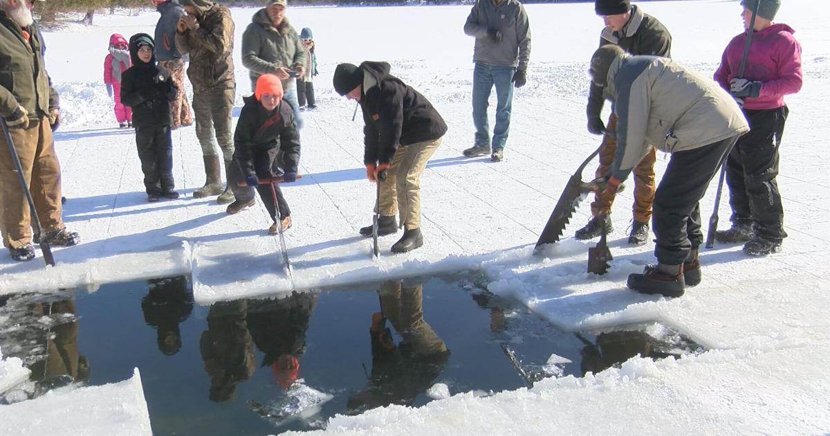 Historic Ice Harvest Returns to Millers Mills for 3rd Time Since 2019 | News