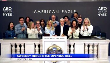 Sydney Sweeney rings opening bell at New York Stock Exchange | National