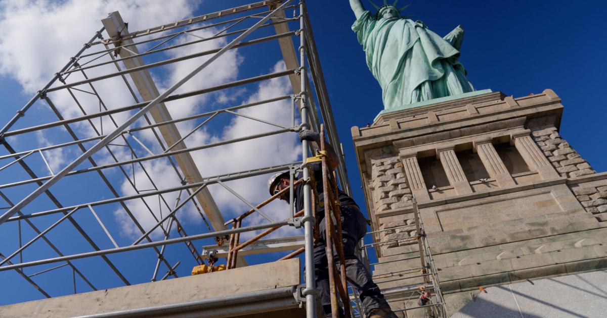 Allegrone Cos. wraps up $40M restoration of Statue of Liberty project | Business