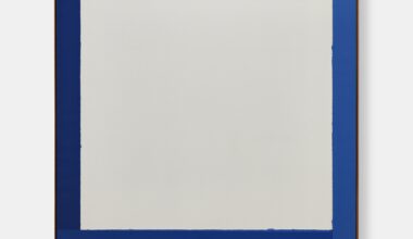 James Bishop, Berry, 1967. Oil on canvas, 76 ½ × 76 ½ inches. Courtesy the artist and Timothy Taylor.