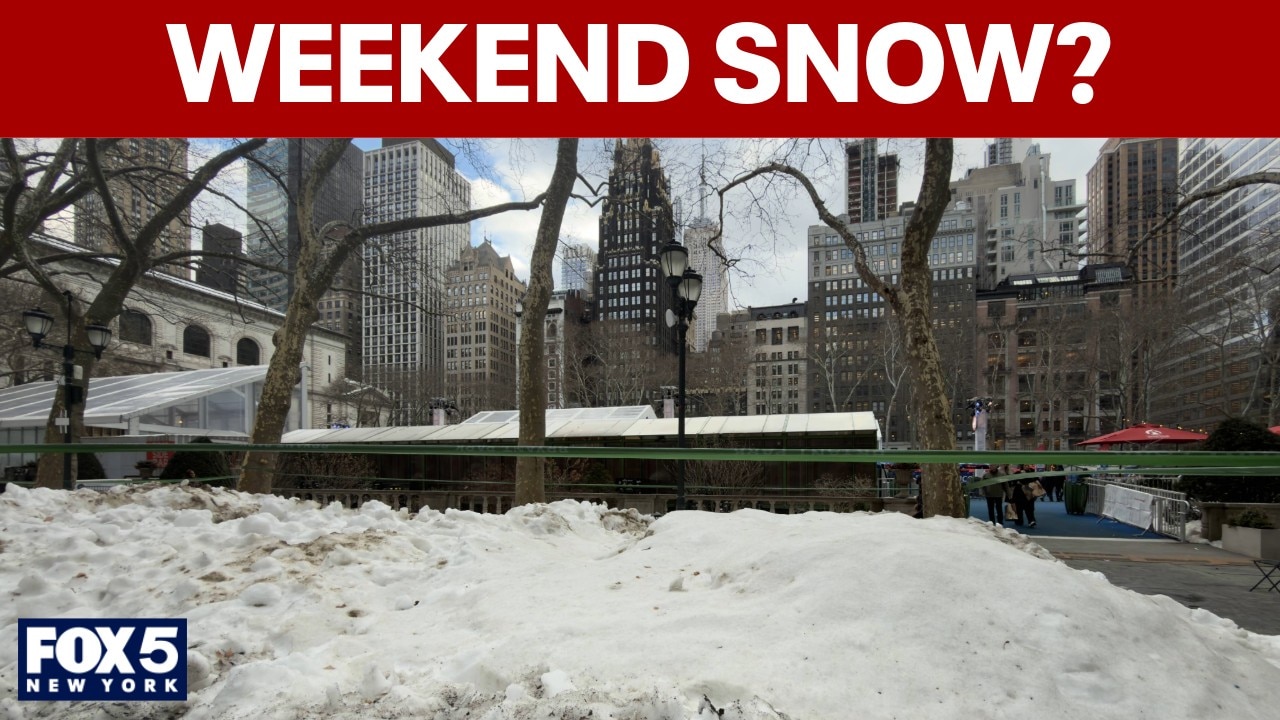 Latest Sunday weather models for possible NYC snow