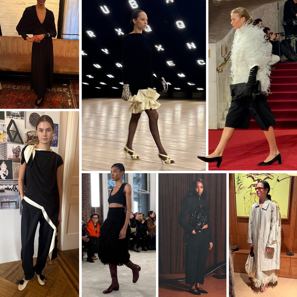 fashion showcase featuring models in various outfits on different backdrops