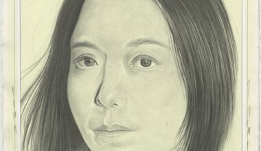 Portrait of Ayoung Kim, pencil on paper by Phong H. Bui.