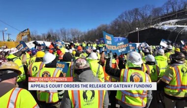News 12 | Brooklyn | Appeals court temporarily releases Gateway Tunnel Project funding