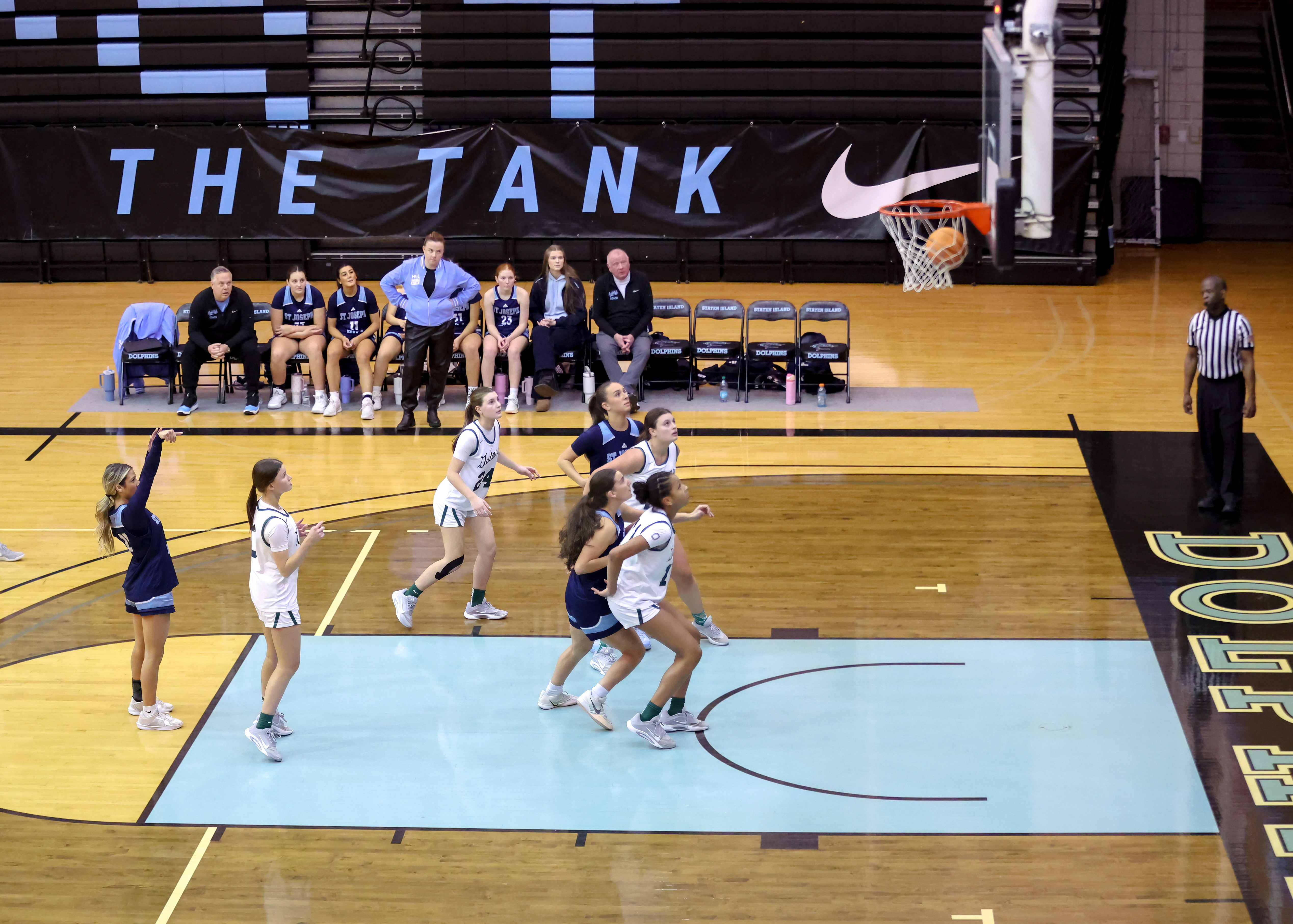 St. Joseph Hill plays Notre Dame Academy in the CHSAA Archdioscesan AA playoff semifinal at the College of Staten Island in Willowbrook on Thursday, Feb. 19, 2026. (Advance/SILive.com | Jason Paderon)