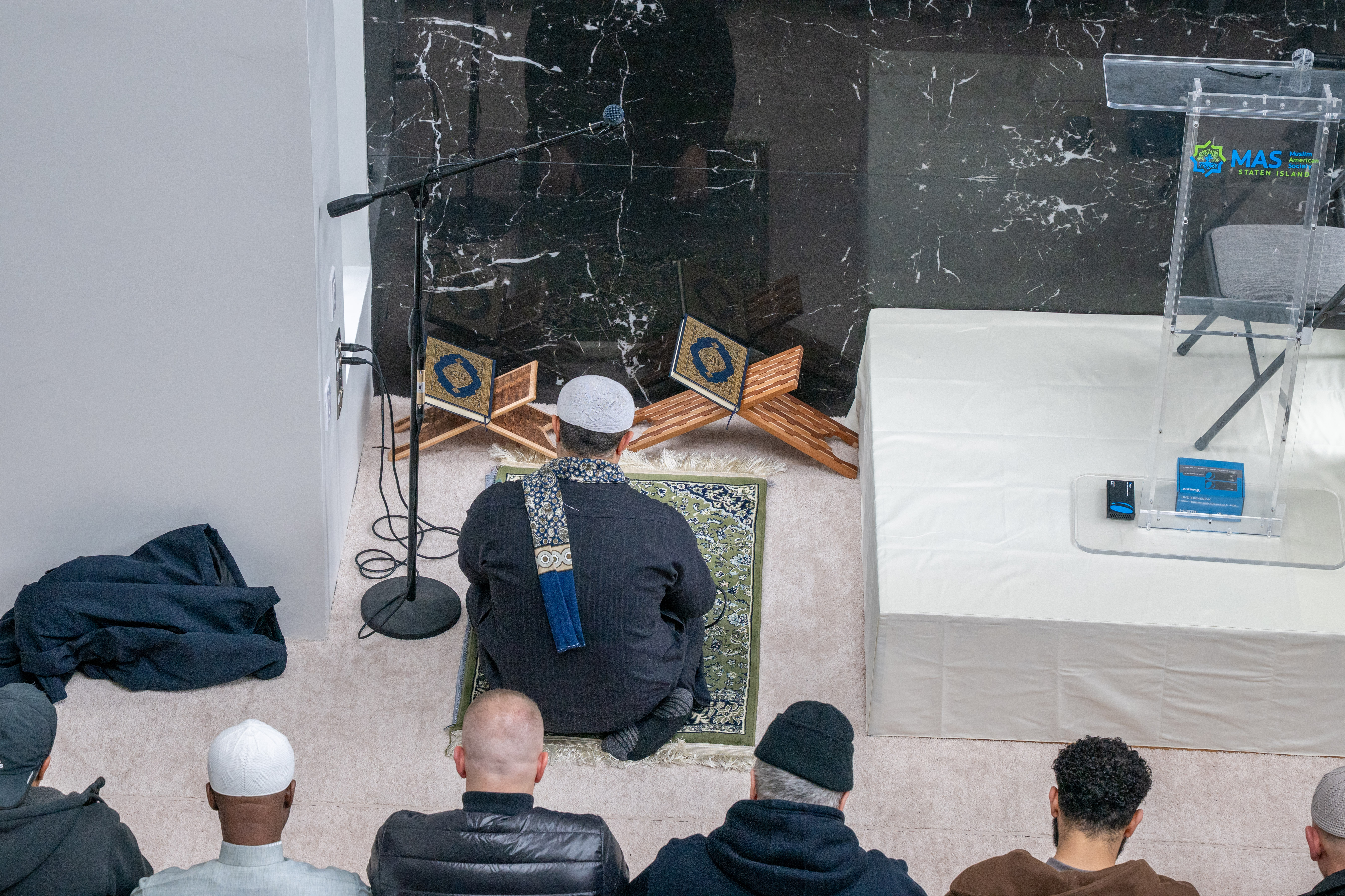 Members of the Muslim American Society of Staten Island celebrate Ramadan in their newly expanded community center in Dongan Hills on Tuesday, February 17, 2026. (Owen Reiter for the Advance/SILive.com)