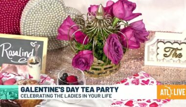 Celebrating Galentine’s Day with a Tea Party Fit For a Queen