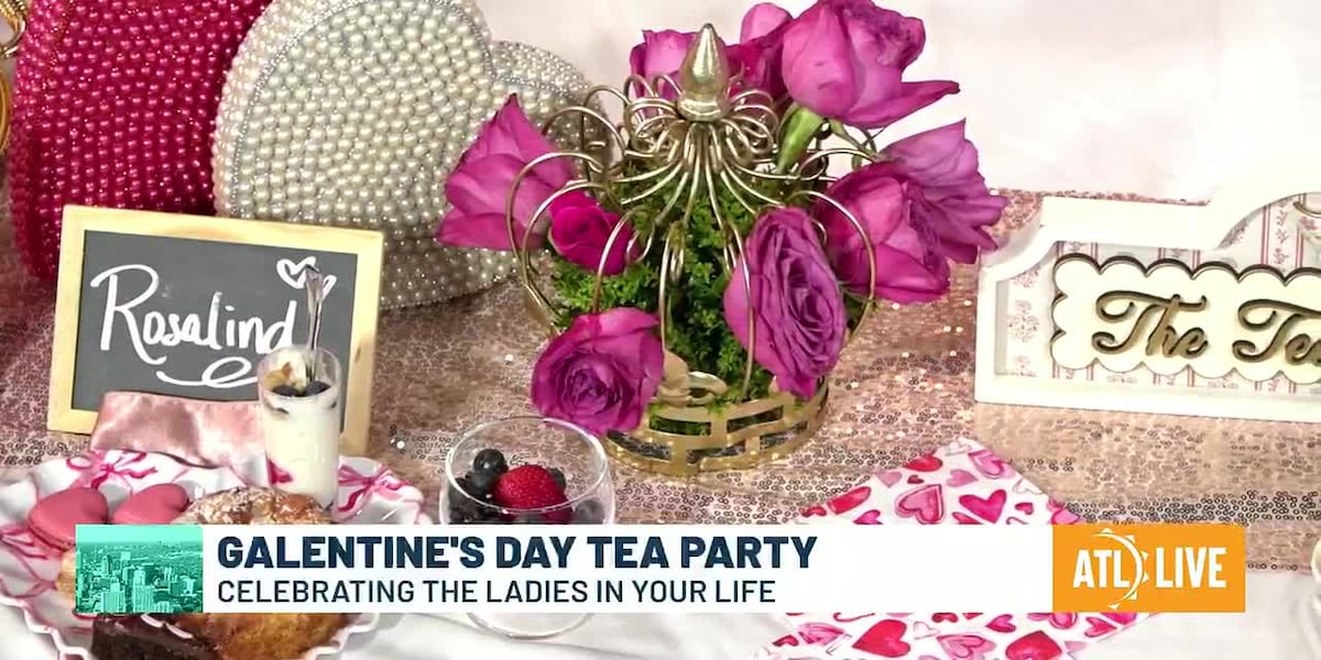 Celebrating Galentine’s Day with a Tea Party Fit For a Queen