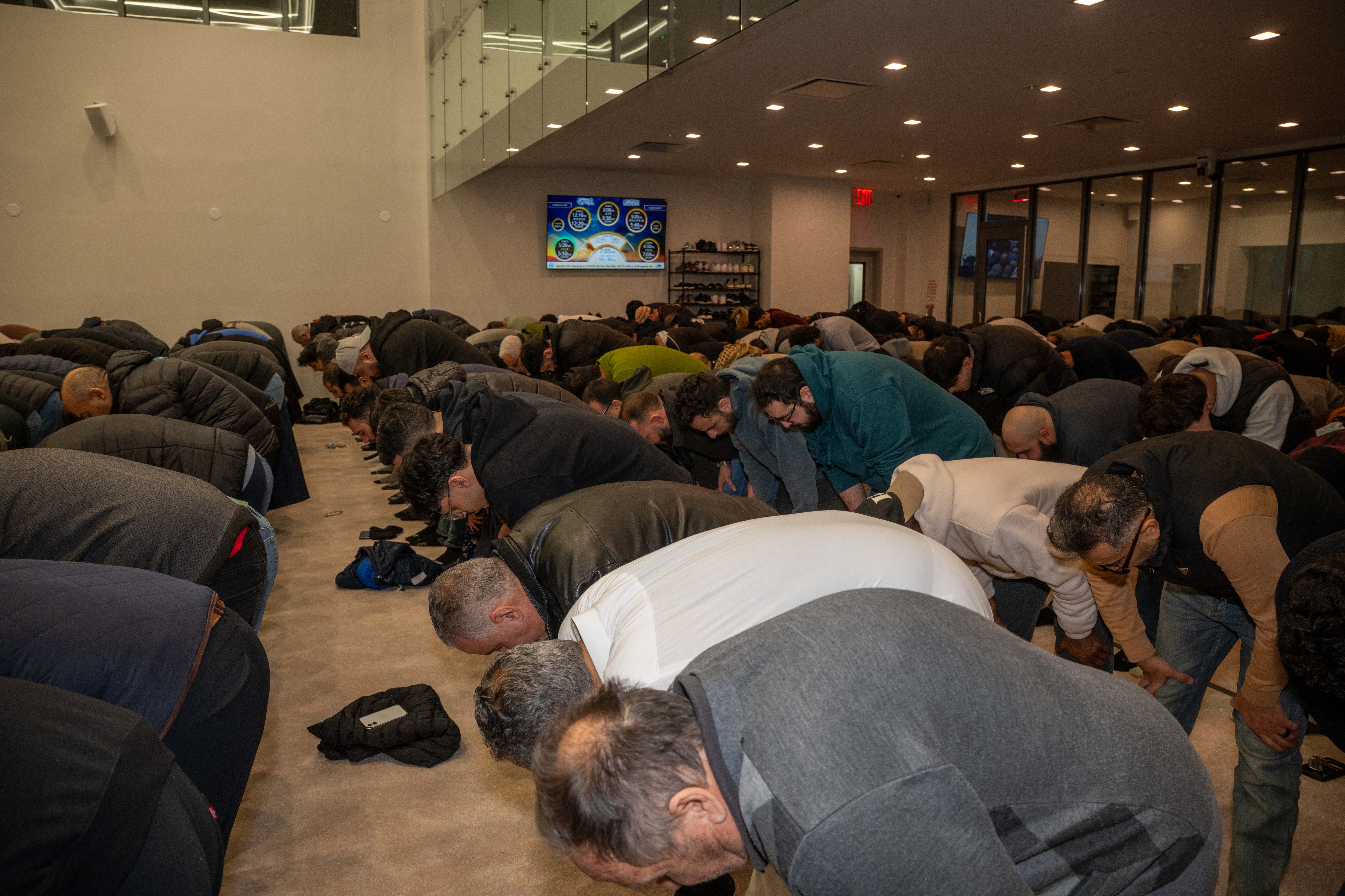 Members of the Muslim American Society of Staten Island gathered to celebrate Ramadan in their newly expanded community center in Dongan Hills on Tuesday, February 17, 2026. (Owen Reiter for the Advance/SILive.com)