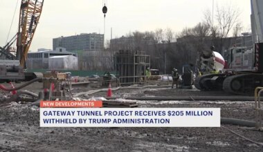 News 12 | Brooklyn | Gateway tunnel work expected to resume next week after full federal reimbursement