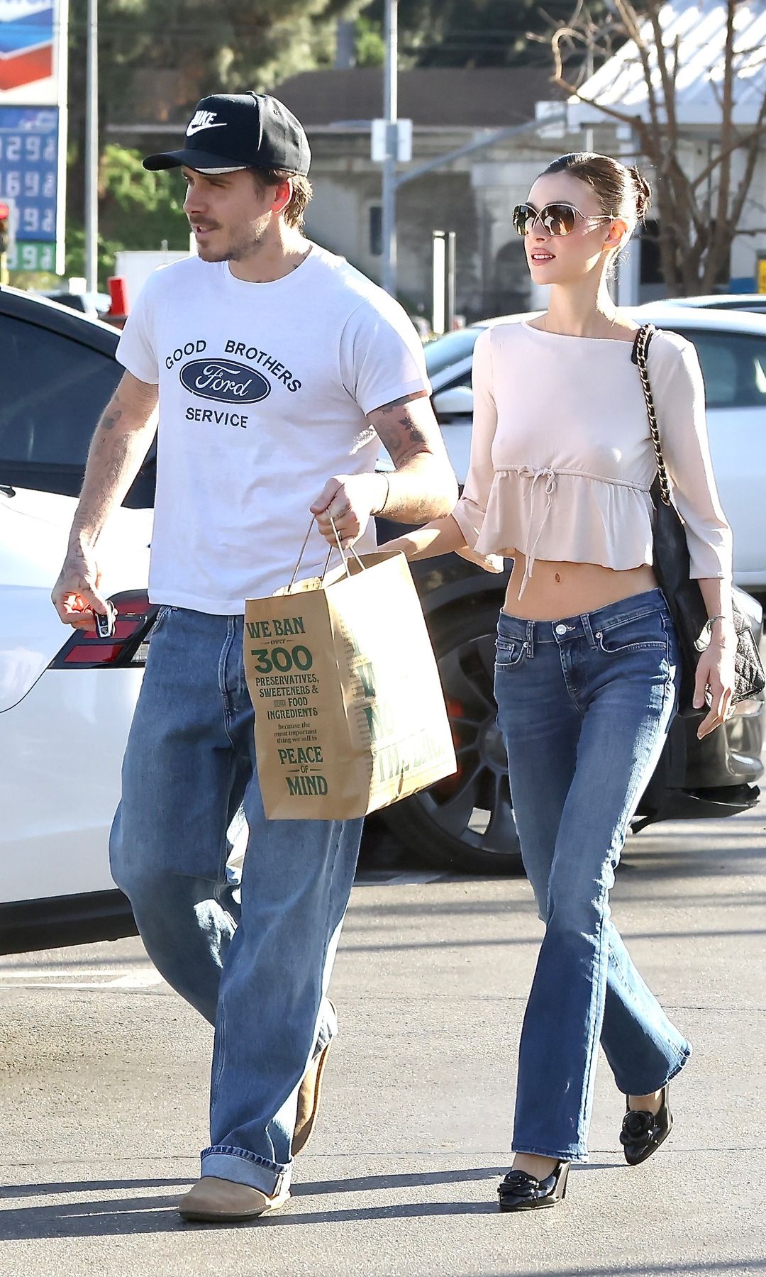 Brooklyn and Nicola went grocery shopping over the weekend