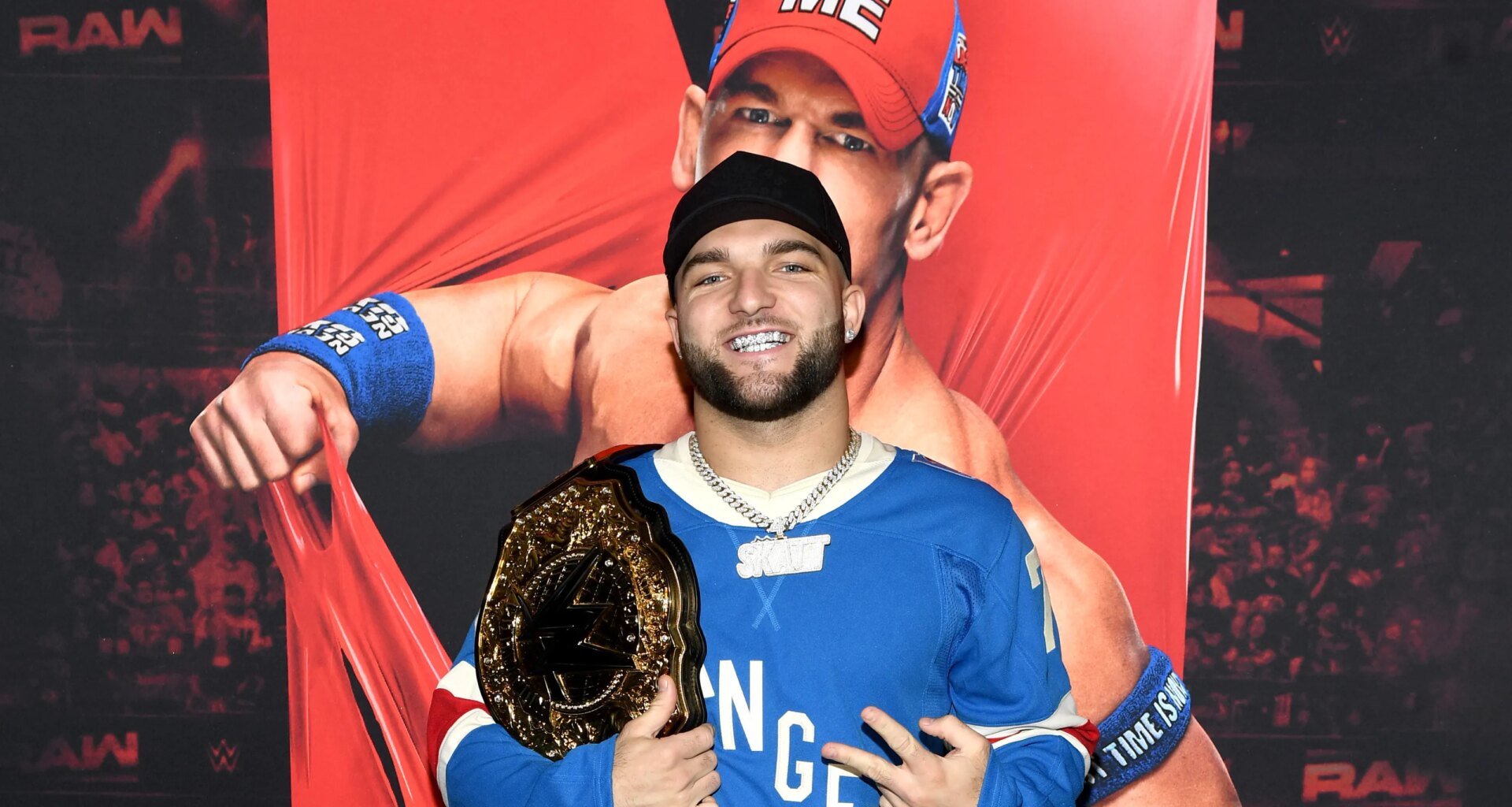 New York Giants' Cam Skattebo open to WWE career after football