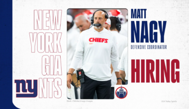 New York Giants hiring Matt Nagy as offensive coordinator
