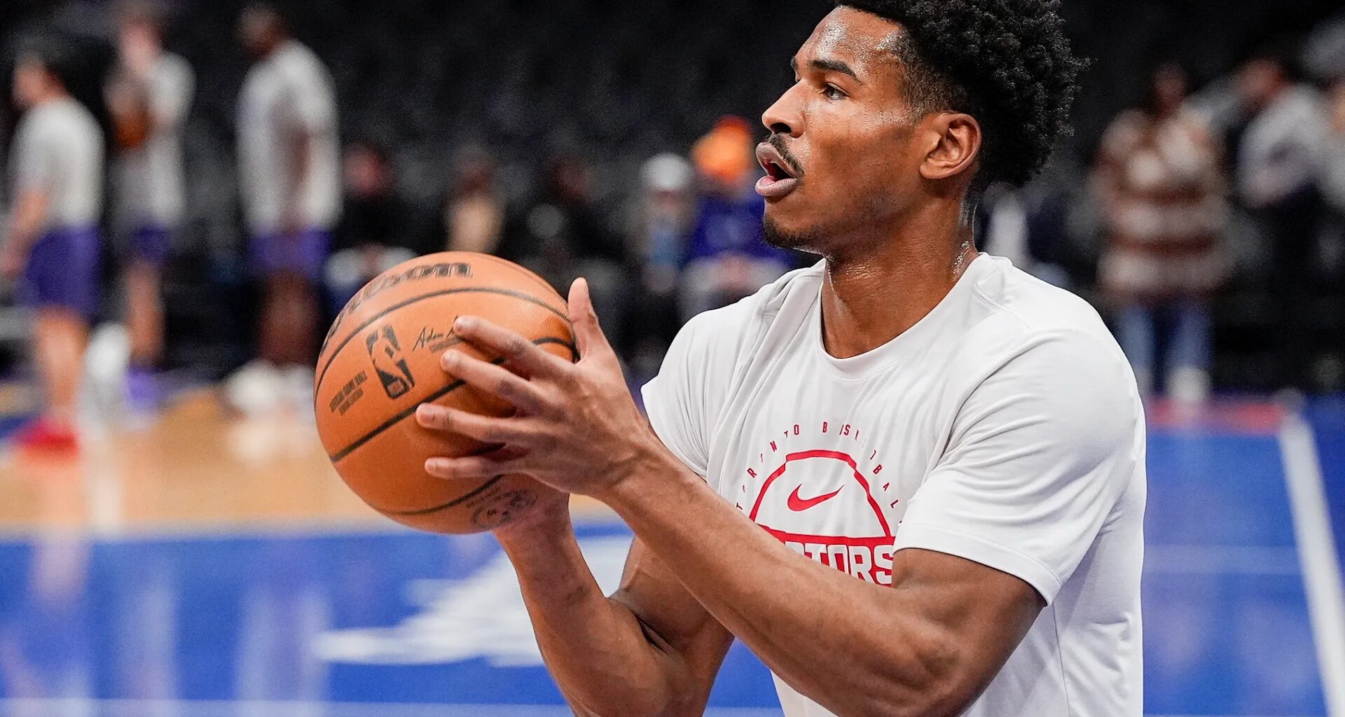 Nets' Ochai Agbaji reacts to being traded to Brooklyn from Raptors