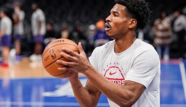 Nets' Ochai Agbaji reacts to being traded to Brooklyn from Raptors