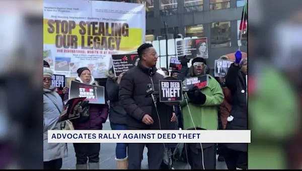 News 12 | Brooklyn | Anti-deed theft advocates call for eviction moratorium for victims