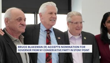 News 12 | Brooklyn | Bruce Blakeman receives nomination for governor from NY State Conservative Party