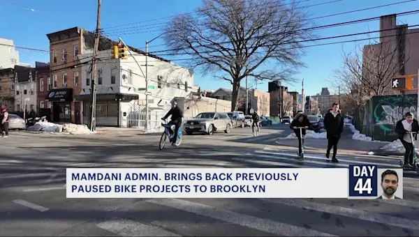 News 12 | Brooklyn | City announces the gears are turning on restarting halted bike lane projects in Brooklyn