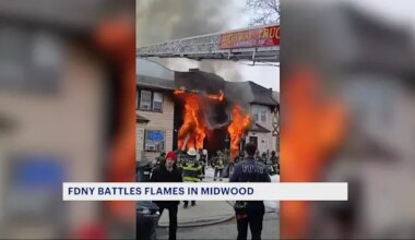 News 12 | Brooklyn | Fire tears through home in Midwood