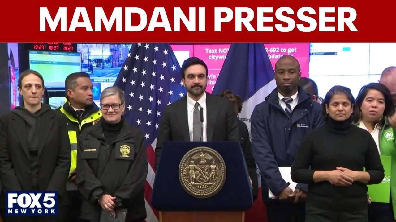 FULL: Mamdani update after historic NYC blizzard