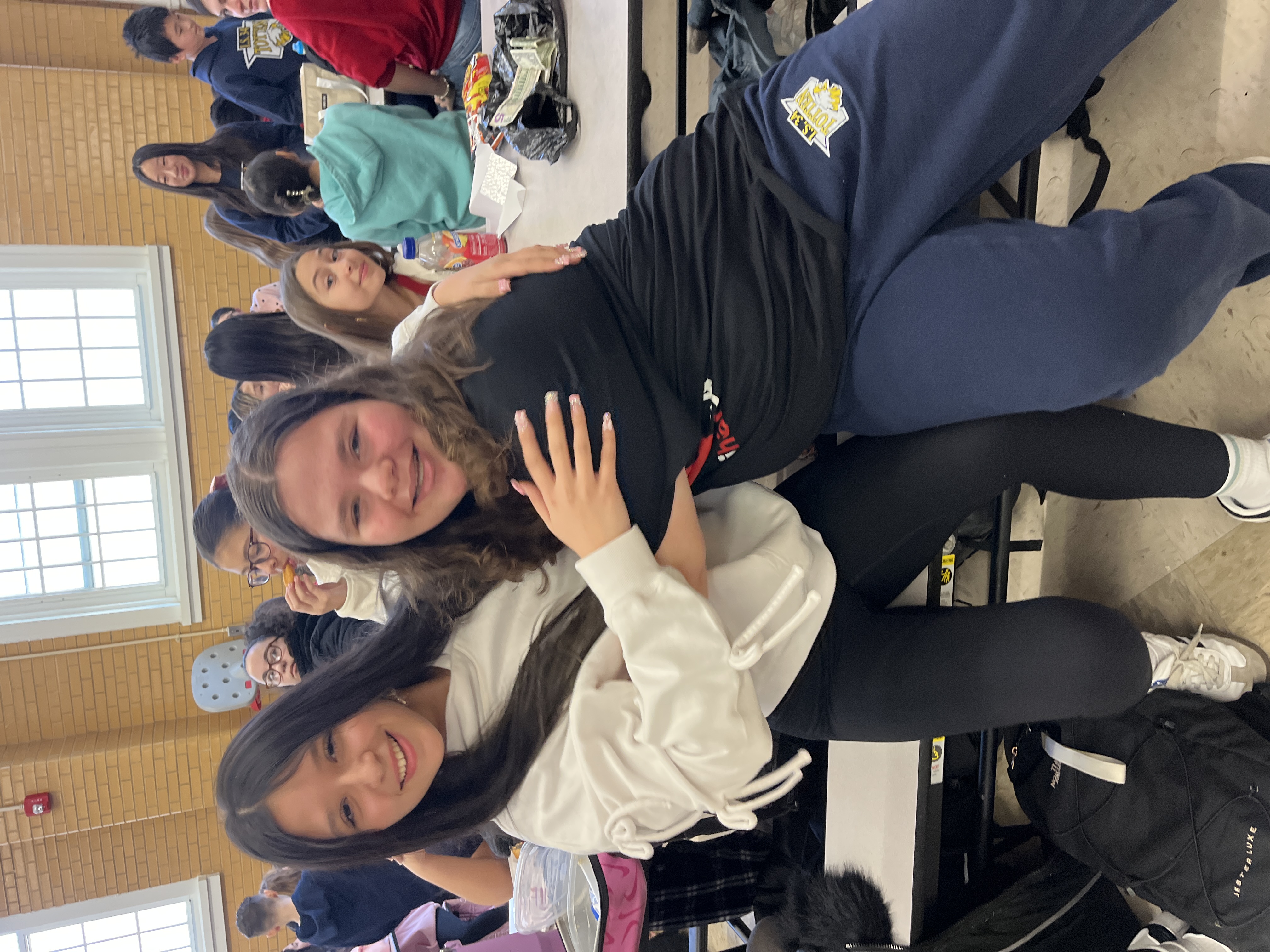 Millions of schools across the United States, including some on Staten Island, like I.S. 34 in Tottenville, took part in National No One Eats Alone Day. The lunchtime program, created by the nonprofit Beyond Differences, aims to make cafeterias more welcoming by encouraging students to connect with classmates they might not usually sit with. Today's lunch also featured dancing. (Advance/SILive.com | Jan Somma-Hammel)
