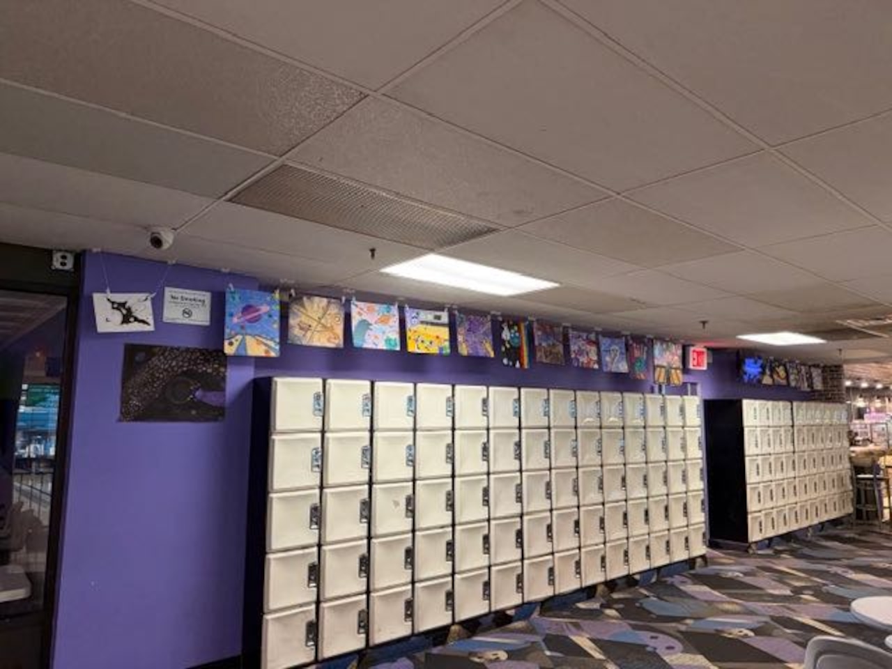 Art at bowling alley