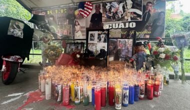 A memorial for Eric Duprey in the Bronx