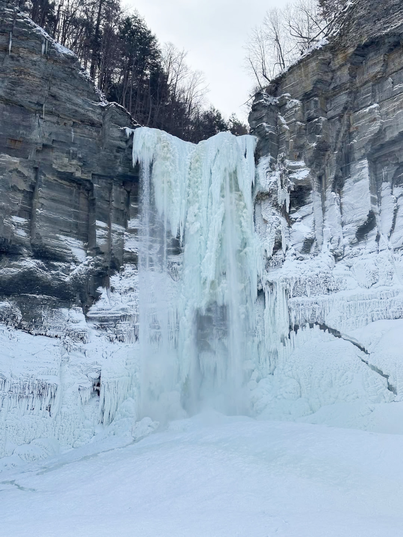 Frozen waterfalls in Upstate NY