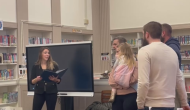 New reading nook at Guardino Elementary in Clayton