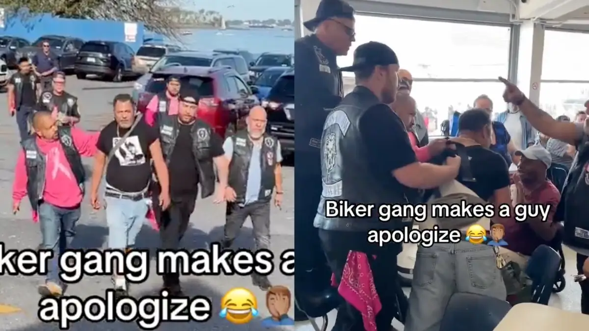 Bikers Hem Up Man for Using Racial Slur Against Black Diner, Hauls Him Back Into Bronx Restaurant to Apologize