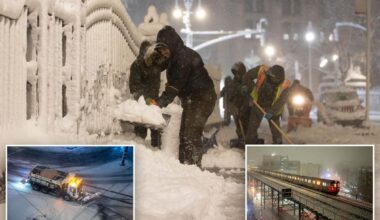 Historic storm brings NYC to a standstill as bomb cyclone dumps more than 13 inches of snow — with more expected
