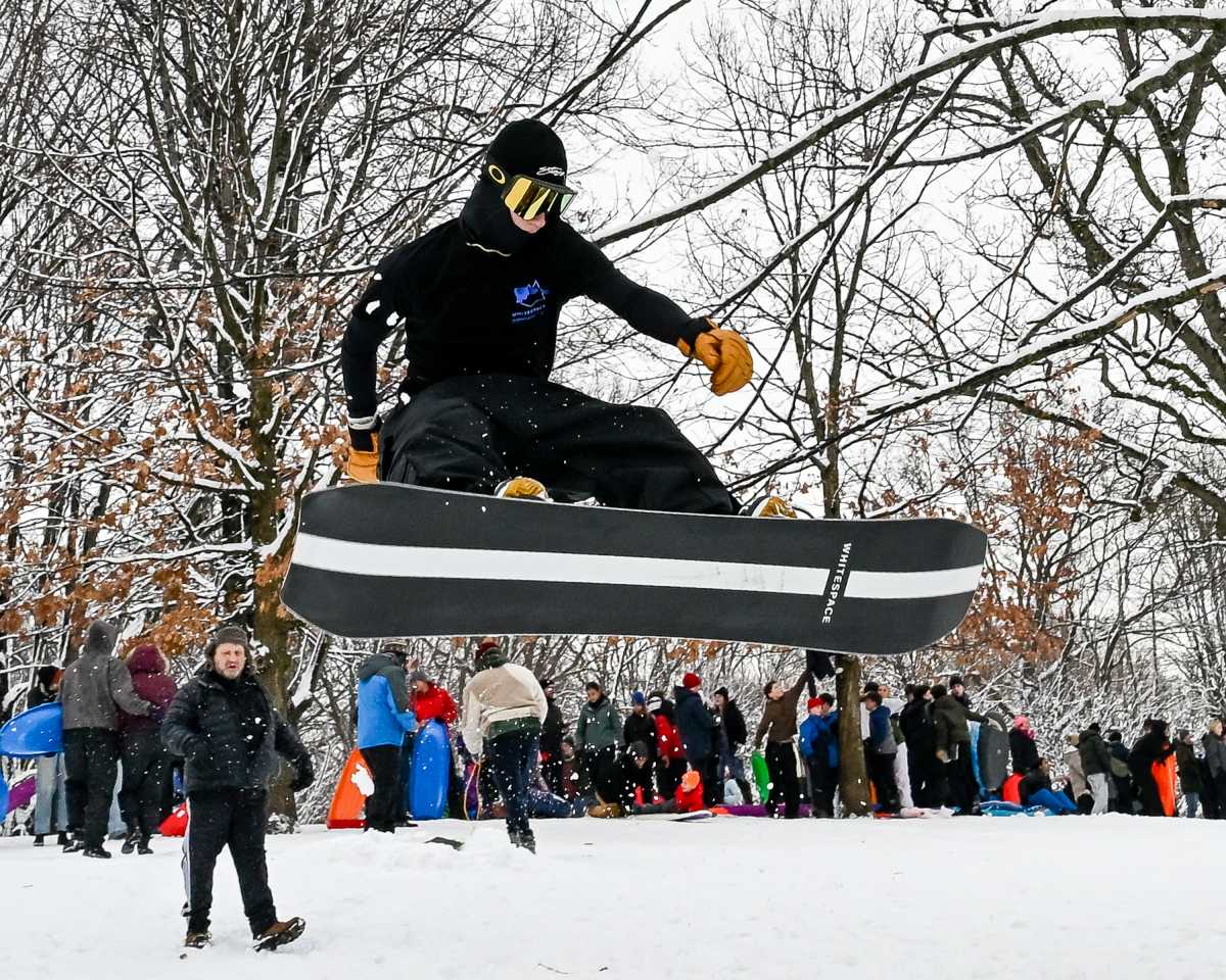 Brooklyn kids celebrate first official closure in seven years with sledding in Prospect Park • Brooklyn Paper
