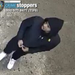 Surveillance photo of the man accused of forcibly grabbing women in Brooklyn. Photo: NYPD