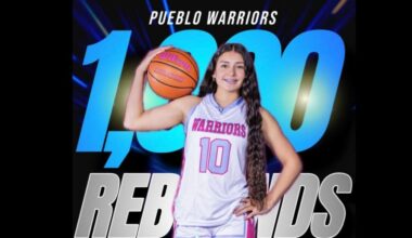 Pueblo’s Brooklyn Espinoza eclipses 1,000 career rebounds as junior