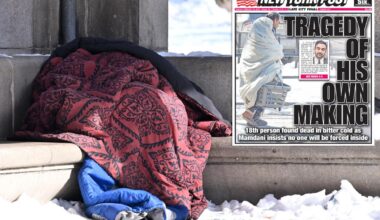 Homeless people didn't get help in 96% of 311 calls made during NYC deep freeze