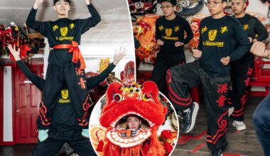How to train to be a lion dancer