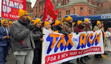 Mamdani-less tax the rich rally parades through Albany