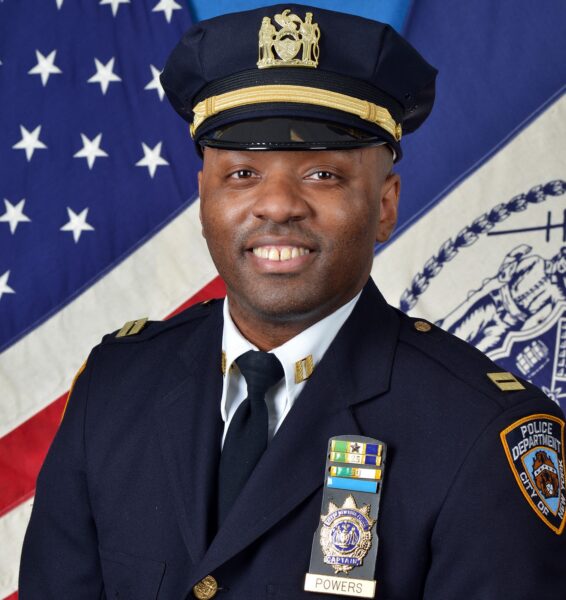 Capt. Erek Powers is the new commanding officer of Brooklyn’s 84th Precinct, which includes Brooklyn Heights, Boerum Hill and more. Photo: NYPD