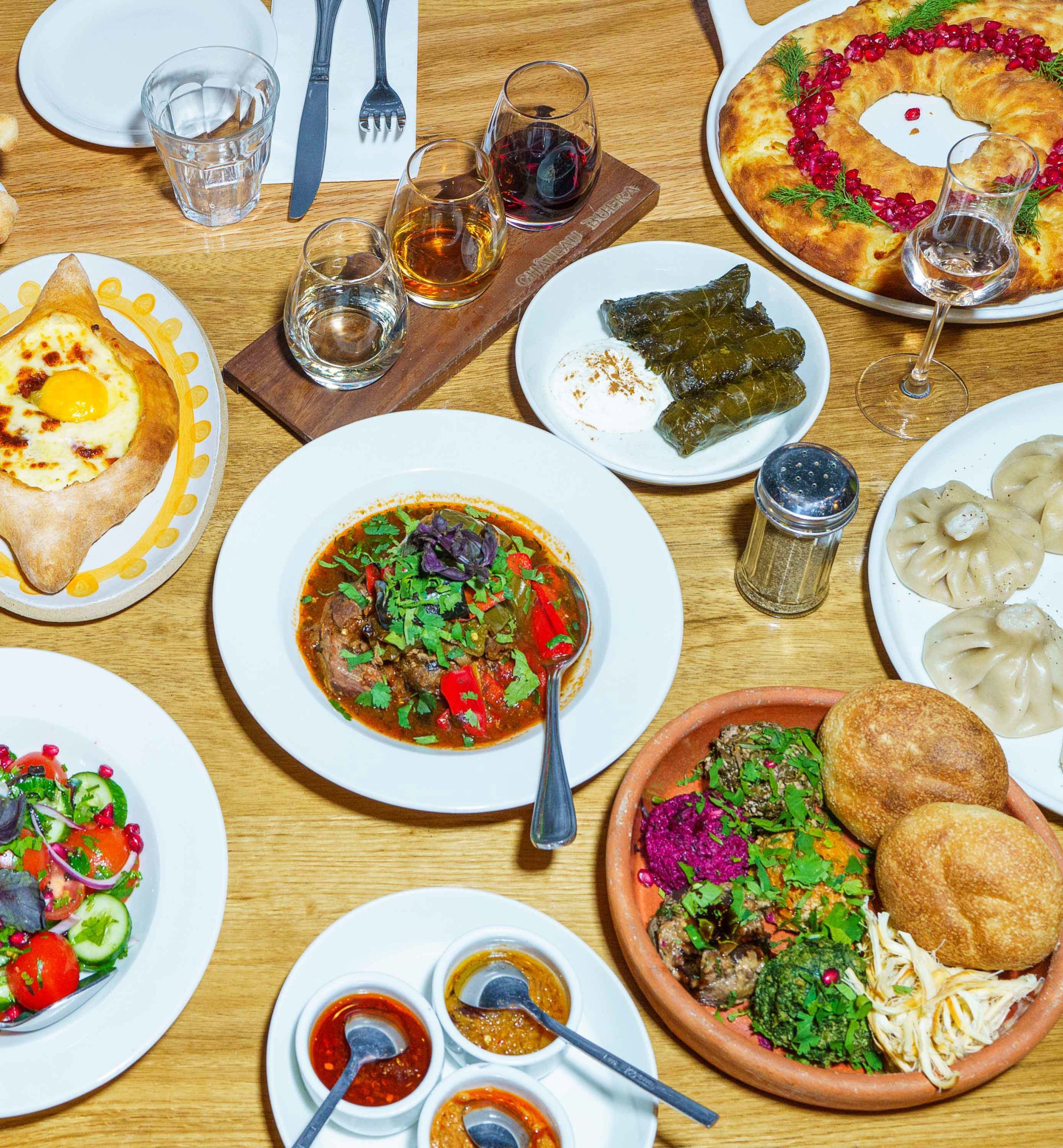 A tablescape from Chama Mama.