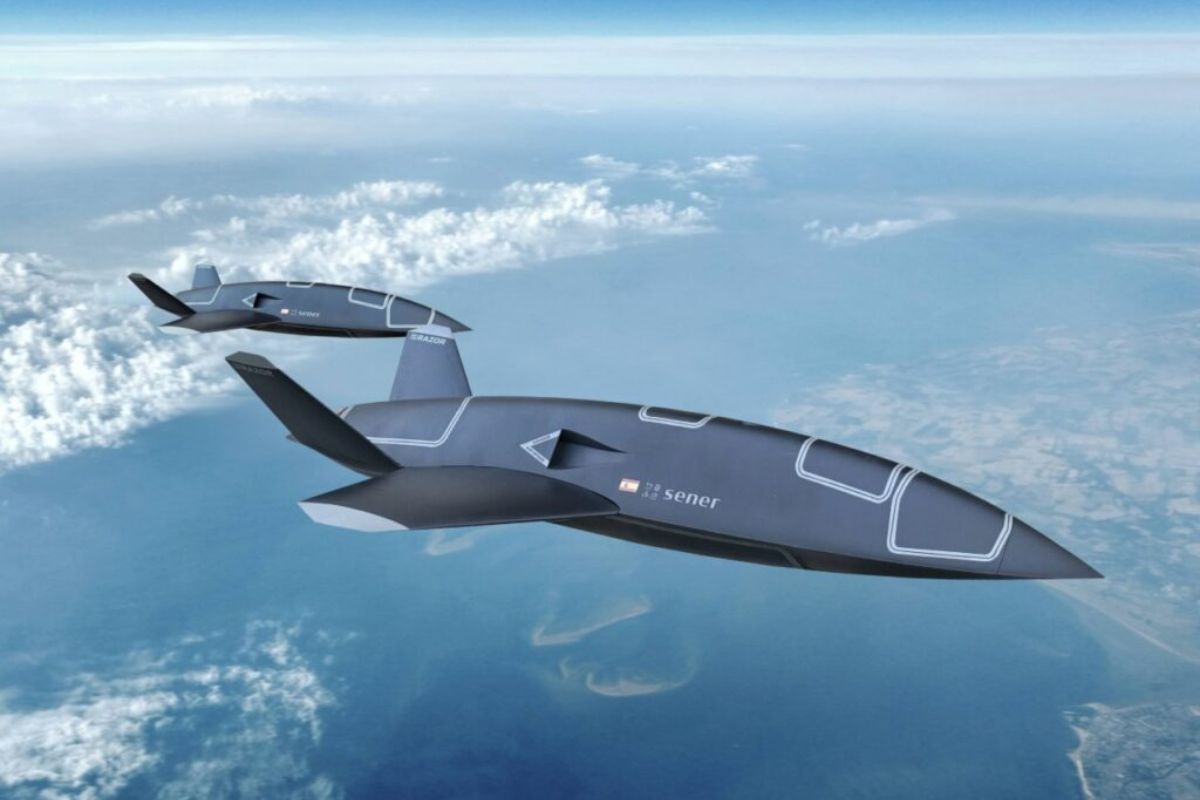 SRC 100 Razor é plataforma autônoma para missões ISR, alvo aéreo avançado e recuperação por paraquedas em operações de alto risco.