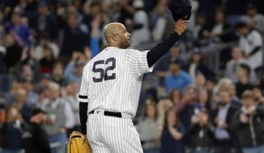 New York Yankees to retire CC Sabathia's No. 52 on Sept. 26