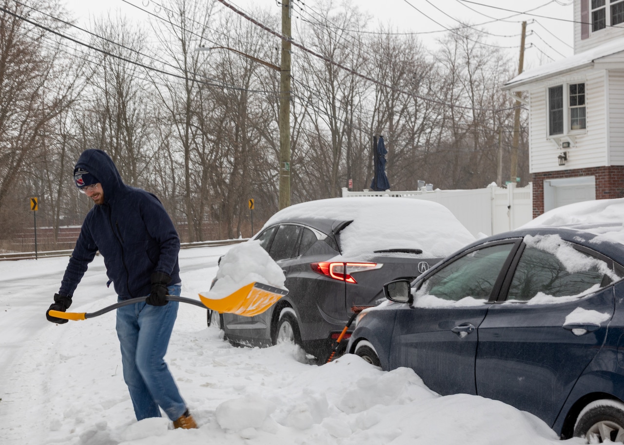 What could make parking on Staten Island even worse? How about mountains of frozen snow?