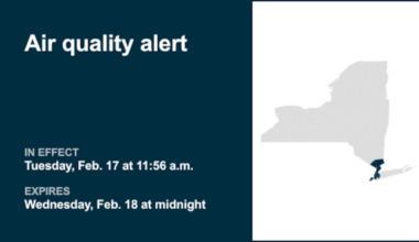 NYC weather: Air quality alert for New York City until early Wednesday