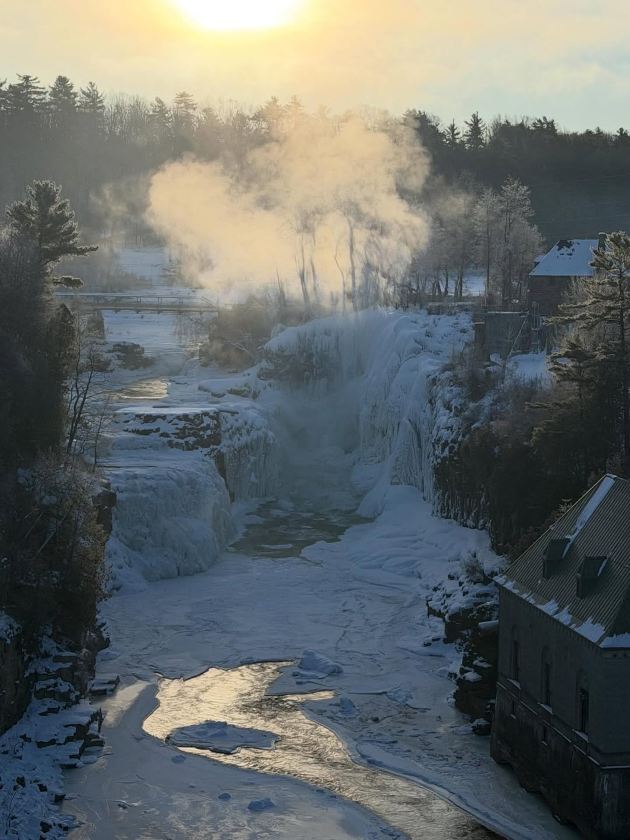 Frozen waterfalls of Upstate New York