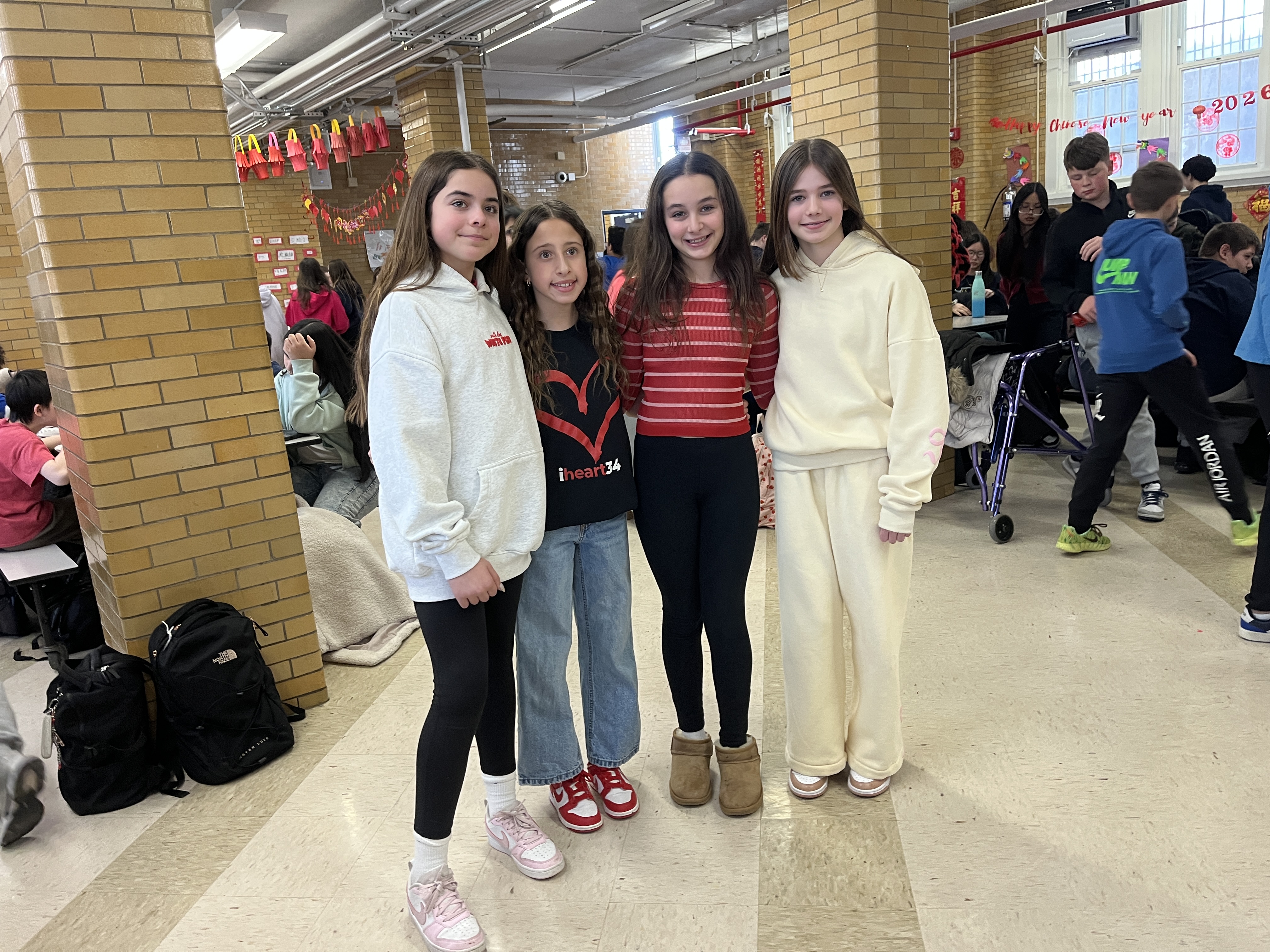 Millions of schools across the United States, including some on Staten Island, like I.S. 34 in Tottenville, took part in National No One Eats Alone Day. The lunchtime program, created by the nonprofit Beyond Differences, aims to make cafeterias more welcoming by encouraging students to connect with classmates they might not usually sit with. Today's lunch also featured dancing. (Advance/SILive.com | Jan Somma-Hammel)
